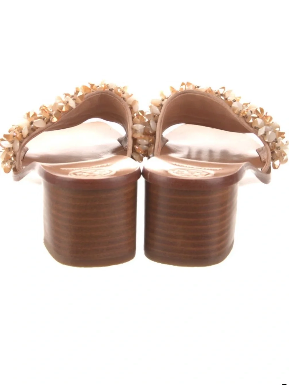 Tory Burch Logan Embellished Slide Sandals